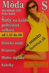 Móda Sláva Babinská, Aleja Slobody 2205, Dolný Kubín (bus stanica na Alejke)